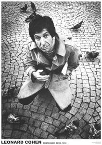 Plakát Leonard Cohen - Amsterdam ’72, (59.4 x 84 cm)