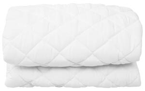VidaXL fehér steppelt könnyű matracvédő 180 x 200 cm