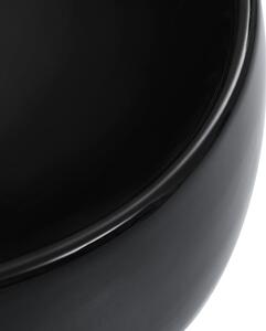 VidaXL fekete kerámia mosdókagyló 44,5 x 39,5 x 14,5 cm