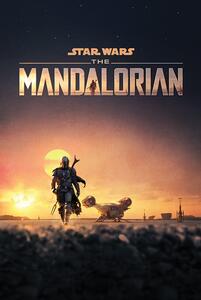 Plakát Star Wars: The Mandalorian - Dusk, (61 x 91.5 cm)