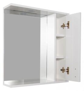 Oglio60 Fürdőszobai tükrös szekrény 60 cm fehér