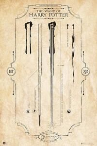 Plakát Harry Potter - The Wand, (61 x 91.5 cm)