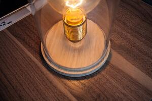 Asztali lámpa EDI - természetes