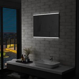 VidaXL LED-es fürdőszobai tükör érintésérzékelővel 80 x 60 cm