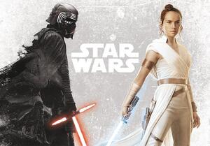 Plakát Star Wars - Kylo & Rey, (91.5 x 61 cm)