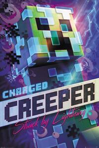 Plakát Minecraft - Charged Creeper, (61 x 91.5 cm)