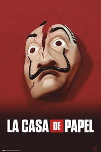 Plakát La Casa De Papel - Mask, (61 x 91.5 cm)