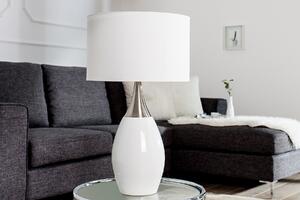 Massziv24 - Asztali lámpa CARLY 60 cm - fehér