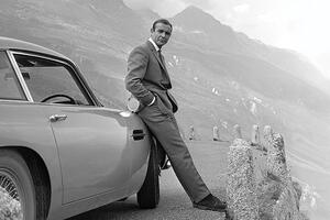 Plakát James Bond - Connery & Aston Martin, (91.5 x 61 cm)