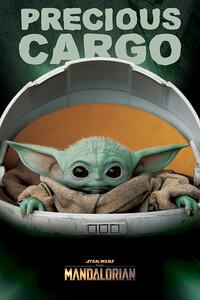 Plakát Star Wars: The Mandalorian - Precious Cargo (Baby Yoda), (61 x 91.5 cm)