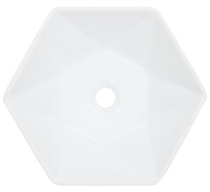VidaXL fehér kerámia mosdókagyló 41 x 36,5 x 12 cm