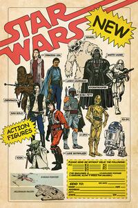Plakát Star Wars - Action Figures, (61 x 91.5 cm)