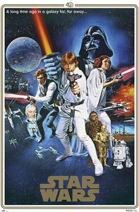 Plakát Star Wars - 40th Anniversary One Sheet, (61 x 91.5 cm)