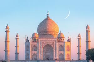 Plakát Taj Mahal - Sunset, (91.5 x 61 cm)
