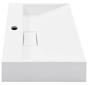 VidaXL fehér ásványöntvény/márványöntvény mosdókagyló 50x38x13 cm
