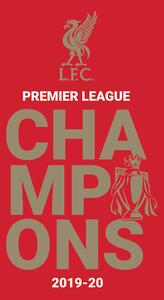 Plakát Liverpool FC - Champions 2019/20 Logo, (61 x 91.5 cm)