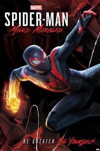 Plakát Spider-Man Miles Morales - Cybernetic Swing, (61 x 91.5 cm)