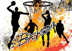 Plakát Basketball - Colour Splash, (91.5 x 61 cm)
