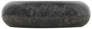 VidaXL fekete márvány mosdókagyló 40 x 12 cm