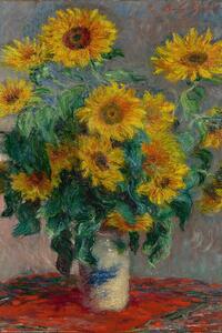 Plakát Claude Monet - Bouquet of Sunflowers, (61 x 91.5 cm)