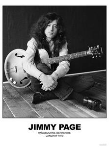 Plakát Jimmy Page - January 1970 Berkshire, (59.4 x 84.1 cm)