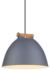 Szürke fém függőlámpa Halo Design Arhus 24 cm