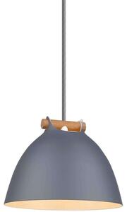 Szürke fém függőlámpa Halo Design Arhus 18 cm