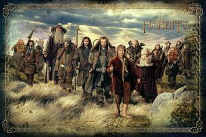 Művészi plakát A hobbit - Váratlan utazás, (40 x 26.7 cm)