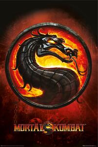 Plakát Mortal Kombat - Sárkány, (61 x 91.5 cm)