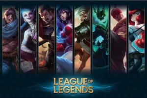 Plakát League of Legends - Champions, (91.5 x 61 cm)