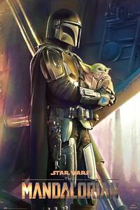Plakát Star Wars: The Mandalorian - Clan Of Two, (61 x 91.5 cm)