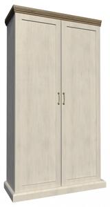 Royal S2D 2 ajtós gardrób szekrény Sosna Nord - vadtölgy