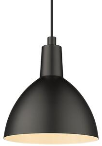 Fekete fém függőlámpa Halo Design Metropole 15 cm