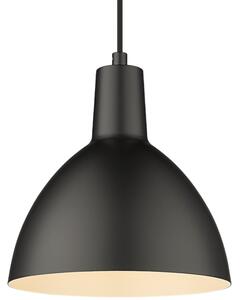 Fekete fém függőlámpa Halo Design Metropole 20 cm