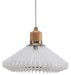 Fehér műanyag függőlámpa Halo Design Paris 24 cm