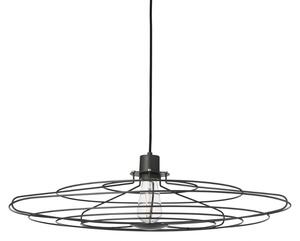 Sötétszürke fém függőlámpa Halo Design Rádió 70 cm