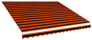 VidaXL narancssárga és barna napellenző ponyva 400 x 300 cm