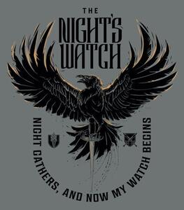 Művészi plakát Trónok harca - The Night's Watch, (26.7 x 40 cm)