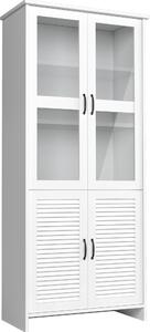 Orient W2DS Dupla vitrines 4 ajtós szekrény Fehér