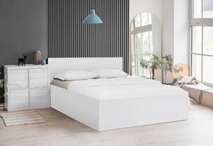 SOFIA ágy 120 x 200 cm, fehér Ágyrács: Lamellás ágyrács, Matrac: Matrac nélkül