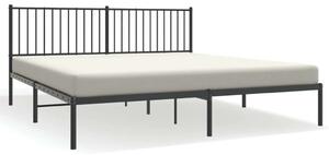 VIDAXL Fém Ágykeret Fejtámlával - 180x200 cm