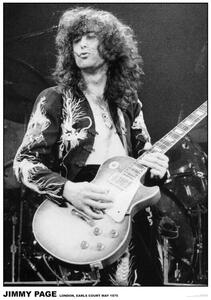 Plakát Jimmy Page - Earls Court May 1975, (59.4 x 84.1 cm)