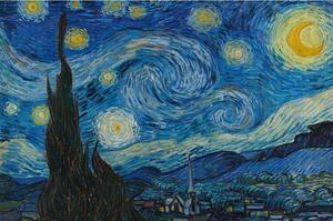 Plakát Vincent van Gogh - Csillagos éj, (91.5 x 61 cm)