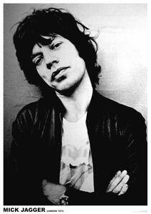 Plakát Mick Jagger - London 1975, (59.4 x 84.1 cm)
