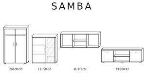 Samba nappali bútor szett Sanremo-Krém