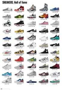 Plakát Sneakers - Hall of Fame, (61 x 91.5 cm)