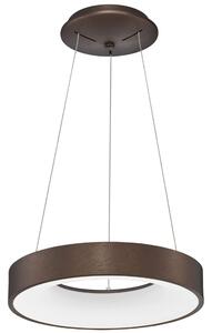 Barna LED függőlámpa Nova Luce Rando Thin 38 cm