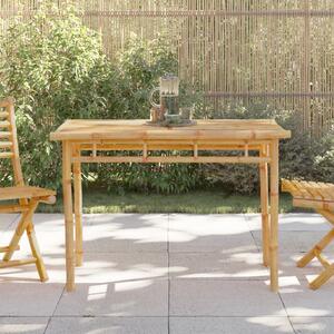 VidaXL bambusz kerti étkezőasztal 110 x 55 x 75 cm