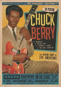 Plakát Chuck Berry at the Odeon - Southend, (59.4 x 84.1 cm)