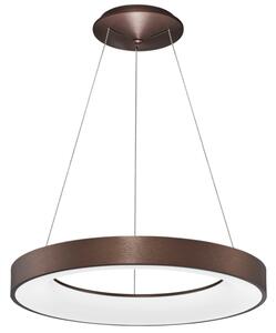 Barna LED függőlámpa Nova Luce Rando Thin 60 cm